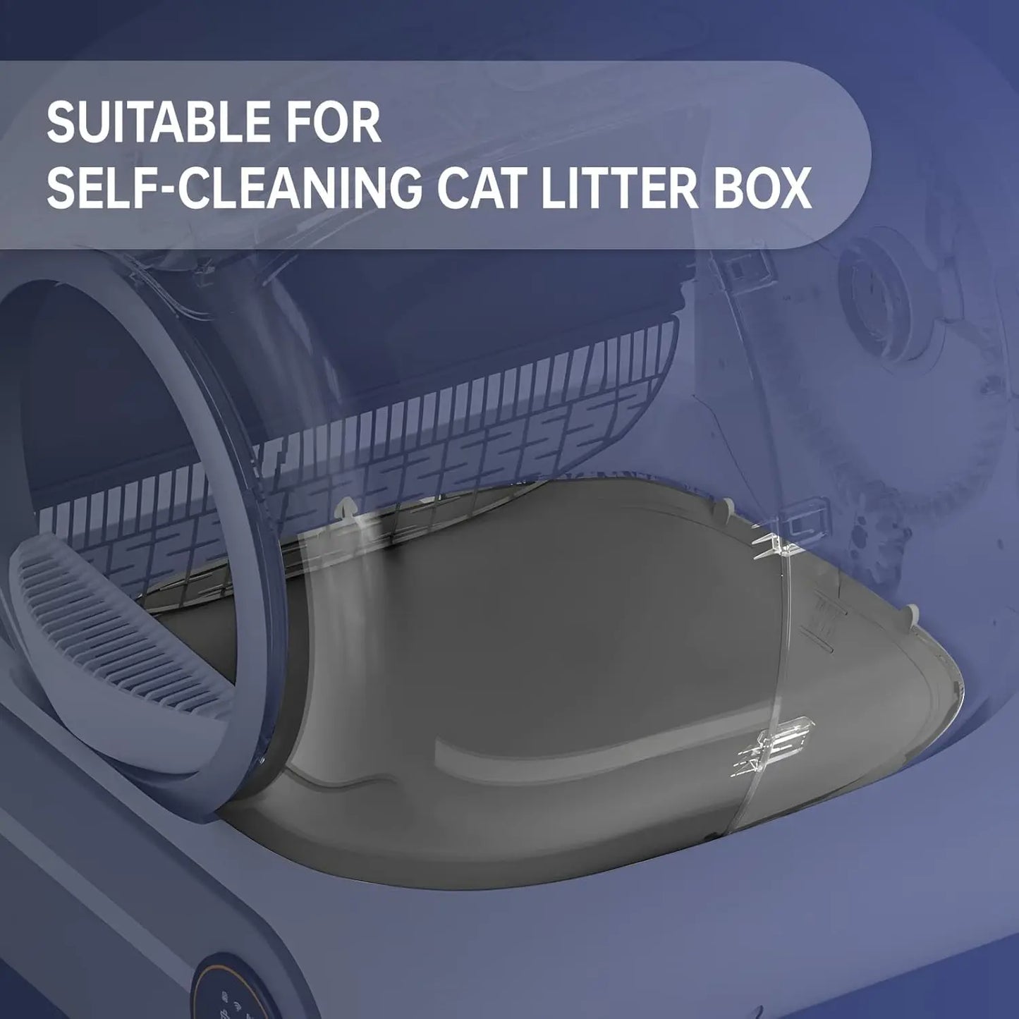 Self-Cleaning Litter Box Mat & Toilet Accessory for Cats