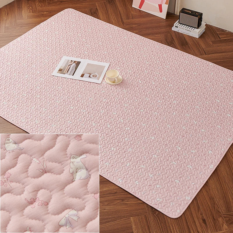 Washable Cotton Pet Floor Mat – Multi-Use Bedding Pad