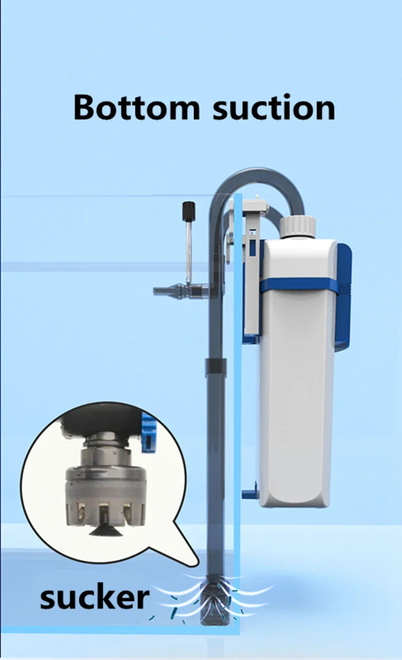 Wall-Mounted Aquarium Filter & Circulation Pump