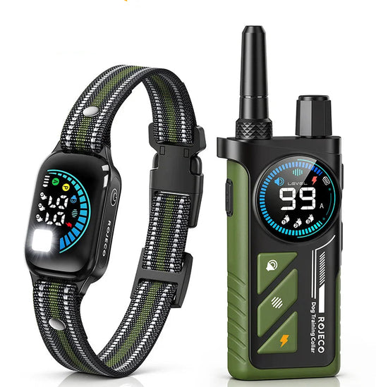 1000m Remote Control Dog Training Collar with Vibration & Bark Stop