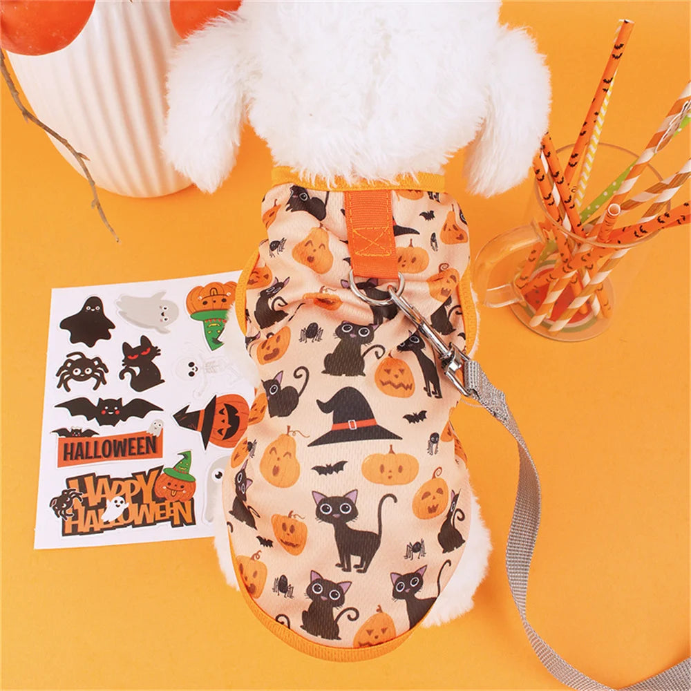 Halloween Print Pet Vest