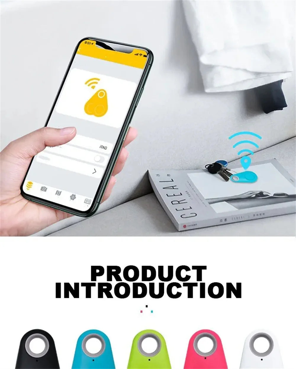 S03 Mini Bluetooth Tracker with Selfie Shutter & Voice Recording