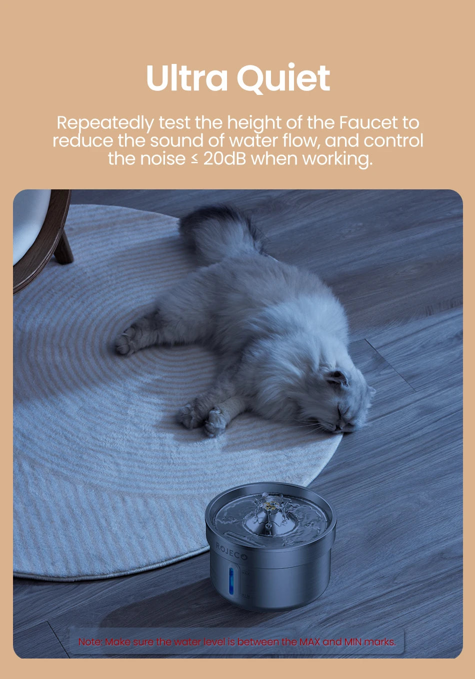 Stainless Steel Automatic Smart Pet Water Fountain for Cats & Dogs