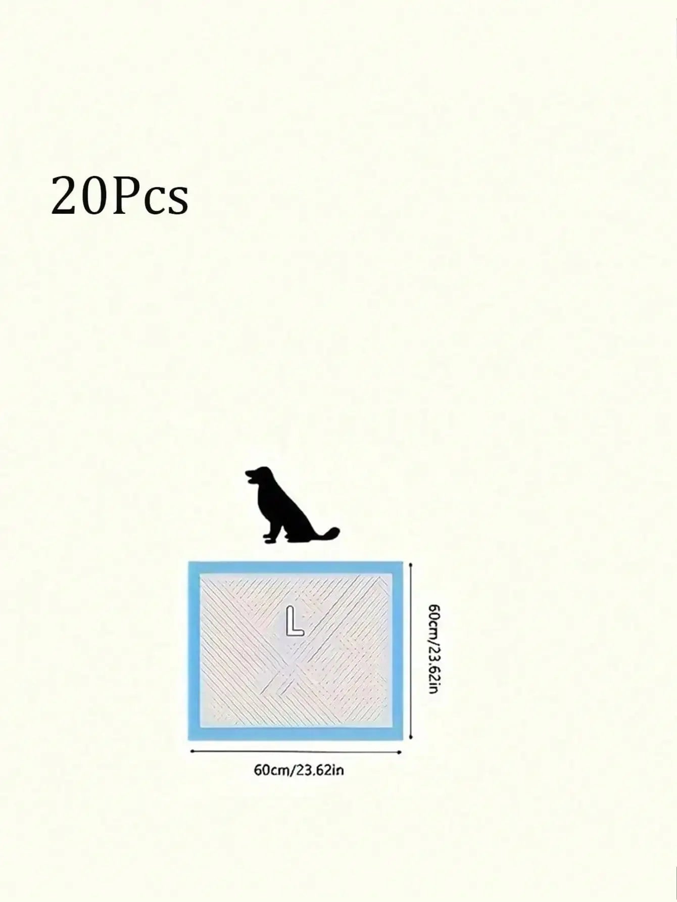 Thickened Dog Pee Pads – Pack of 100