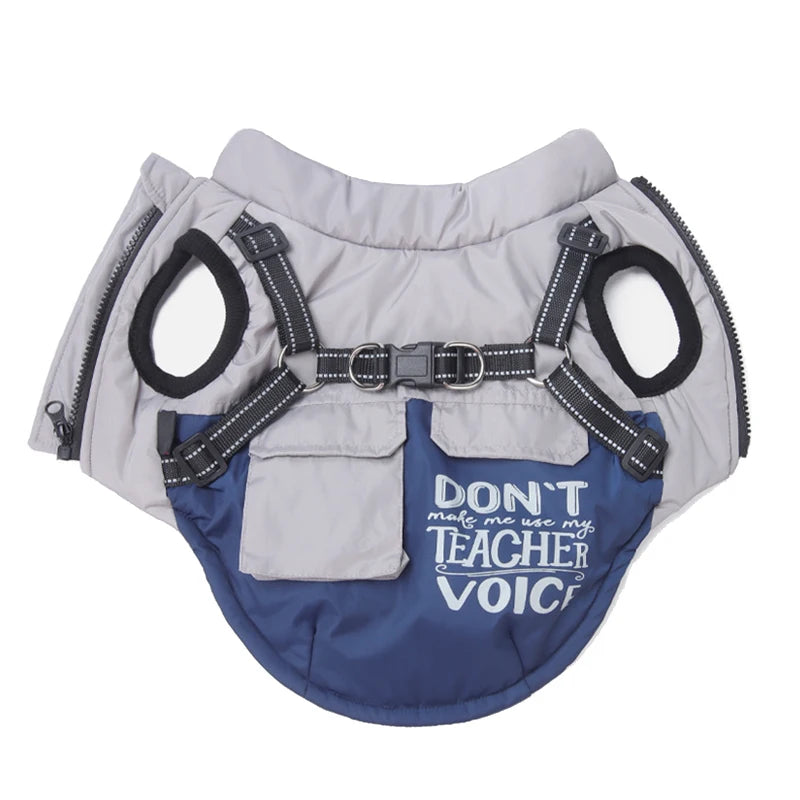 Reflective Winter Vest Harness Jacket for Dogs & Cats