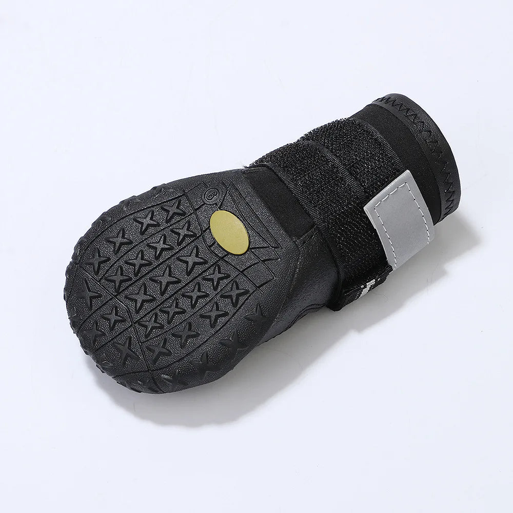 Reflective Waterproof Anti-Slip Dog Boots (Set of 4)
