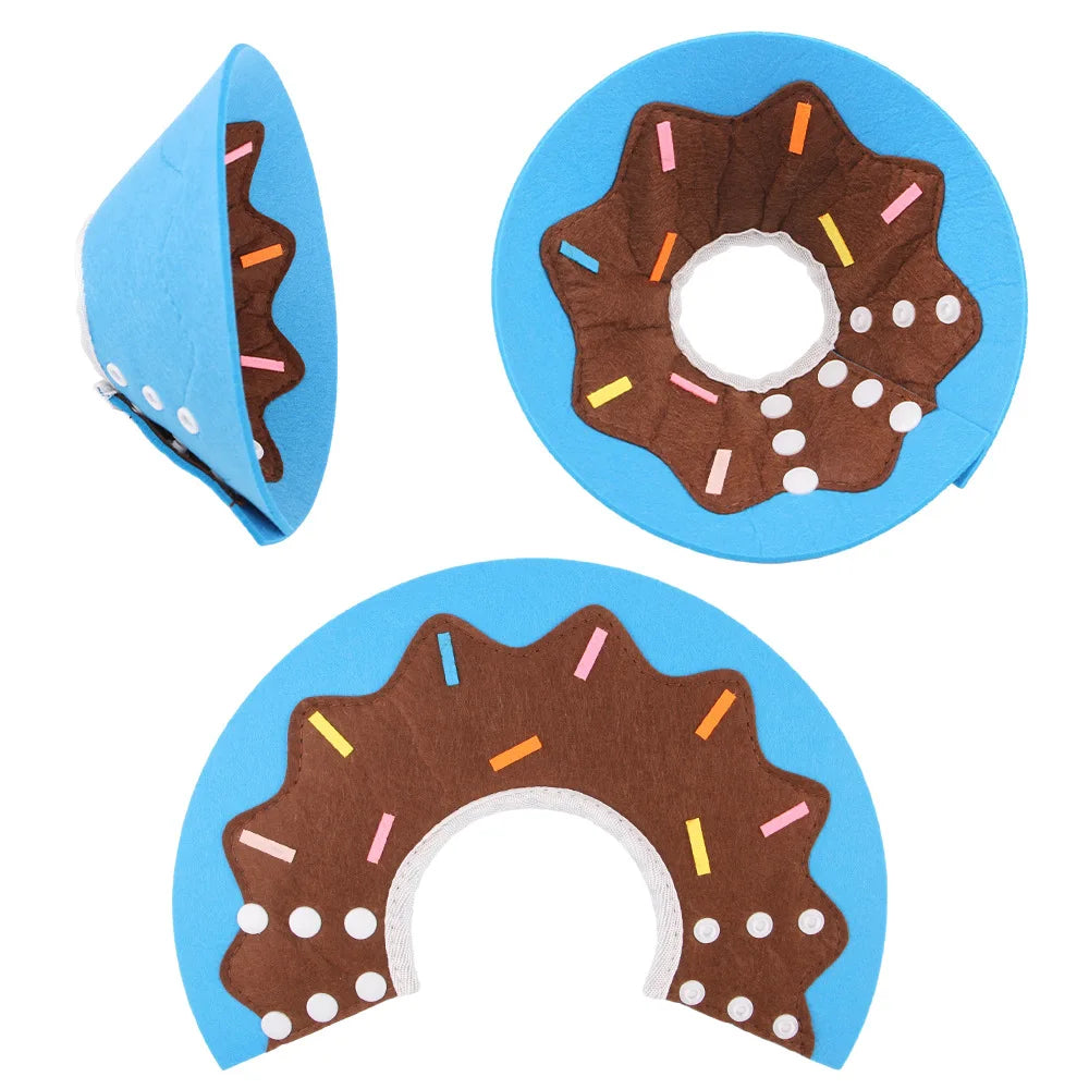 Cat Recovery Collar - Soft Elizabethan Cone for Surgery and Wound Protection