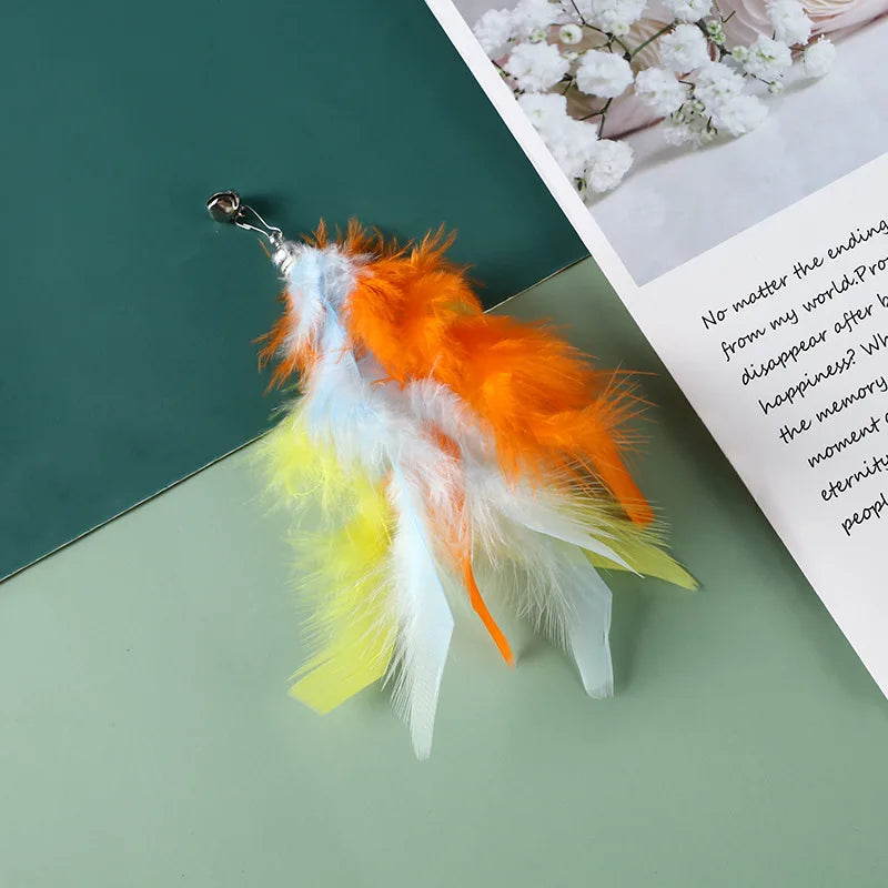 Ensemble d'accessoires de remplacement pour jouets pour chats avec souris, ver et balle