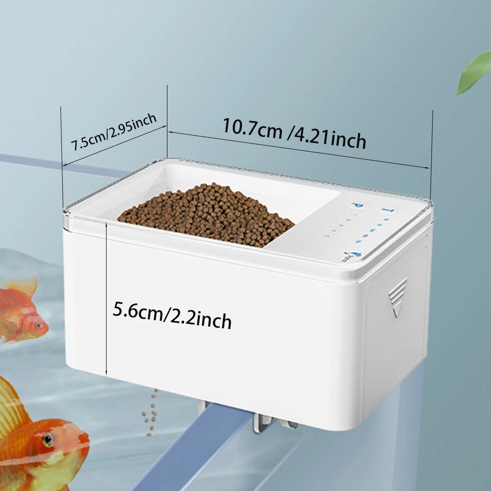 Distributeur automatique intelligent et quantitatif de nourriture pour poissons d'ornement