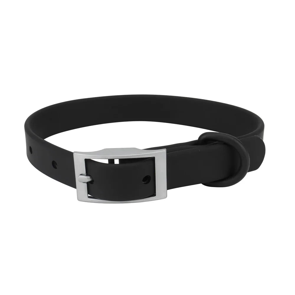 Waterproof Adjustable PVC Pet Collar — 12 Colours