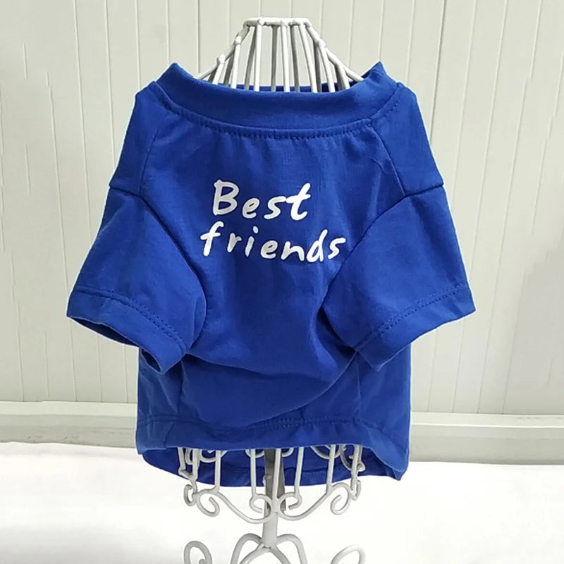 Round Neck T-Shirt Vest for Dogs — 7 Colours, S to XXL