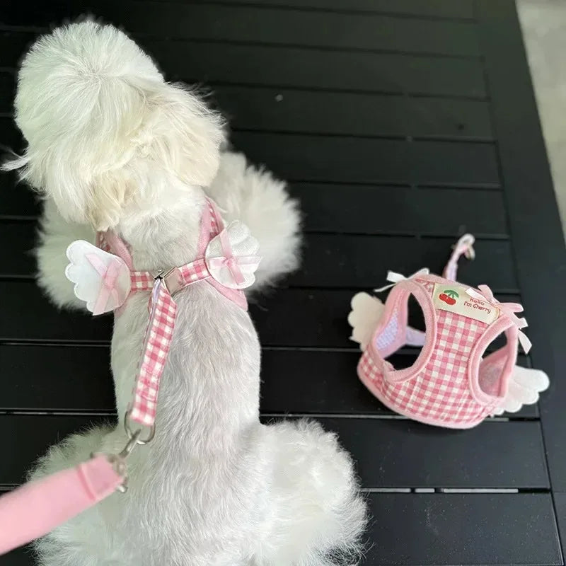 Ensemble harnais et collier en cuir de qualité supérieure pour chien