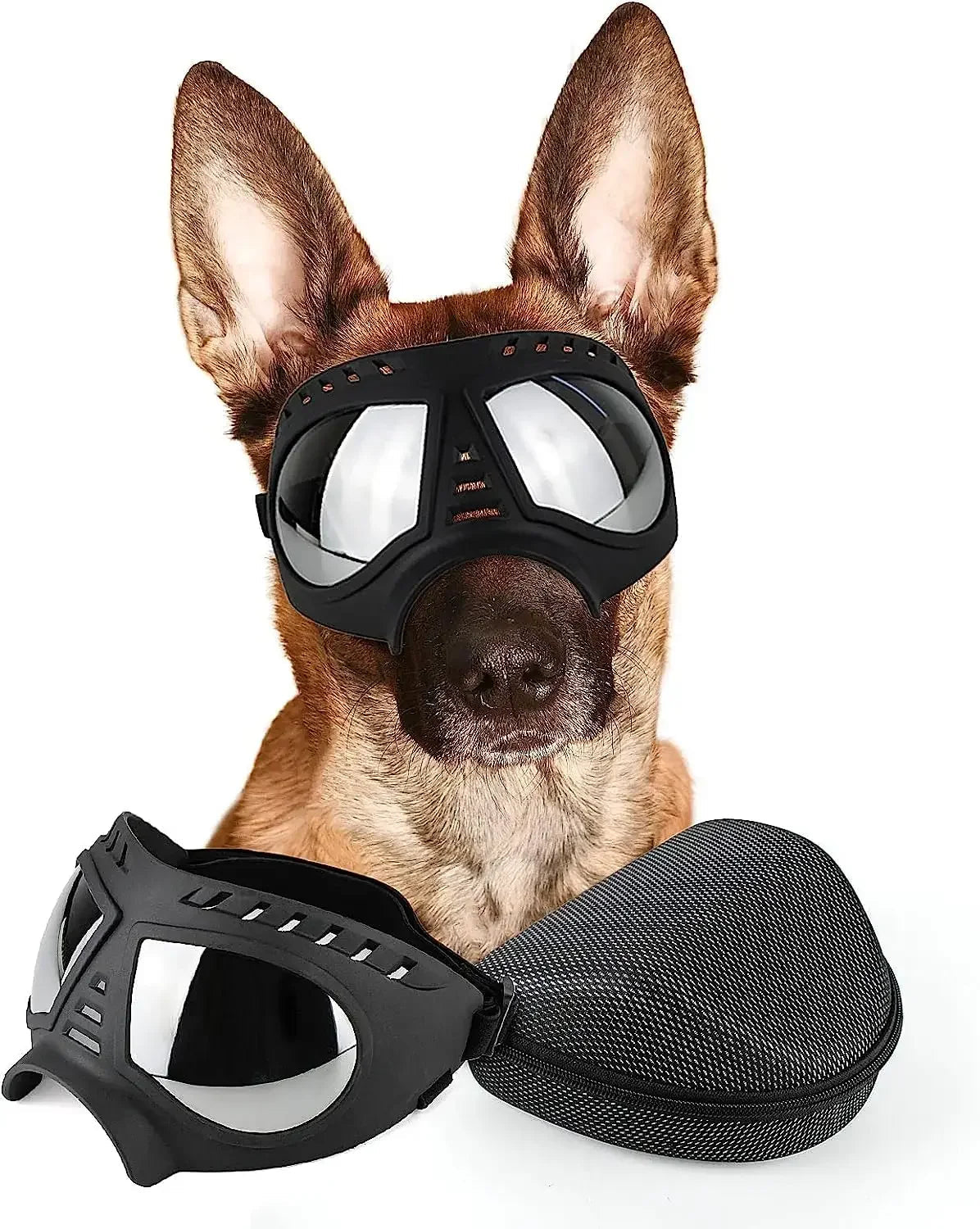 Dog Goggles for Large Breeds - Windproof Snowproof Eye Protection