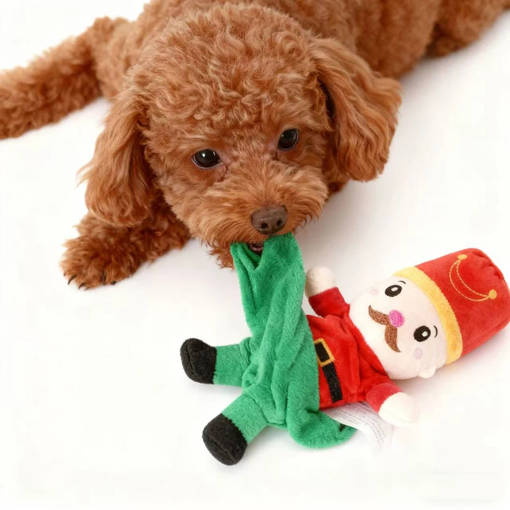 Christmas Plush Squeaky Dog Toy