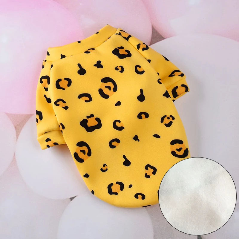 Printed Fleece Cat Jumper
