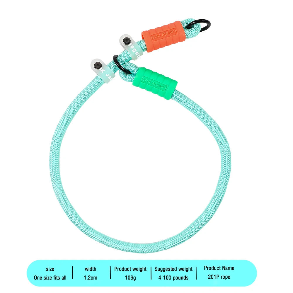 Anti-Slip Nylon Dog Lead — Lightweight & Wear-Resistant