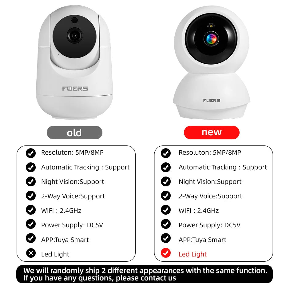 Smart WiFi Pet Camera with Motion Tracking & Two-Way Audio