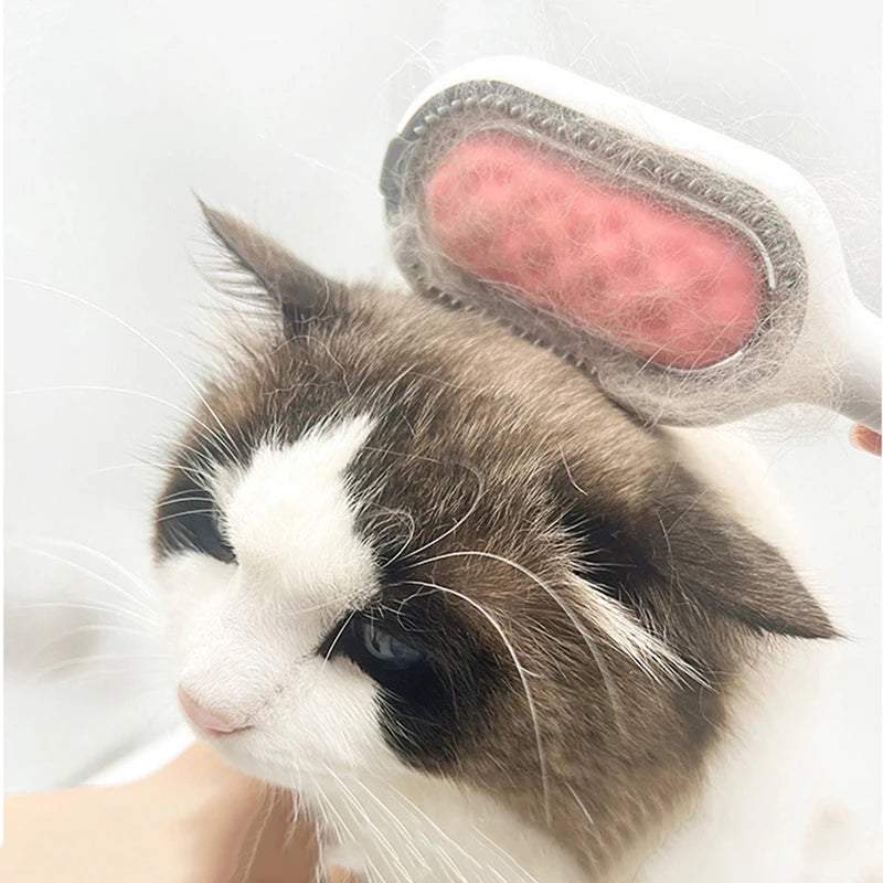 Double-Sided Pet Grooming Brush & Hair Removal Comb