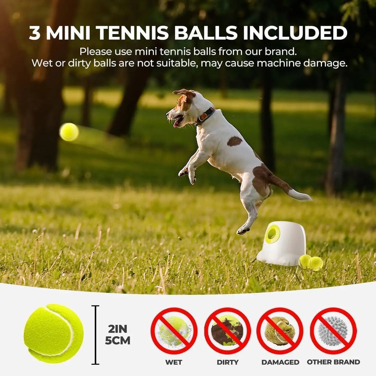Automatic Mini Dog Ball Launcher