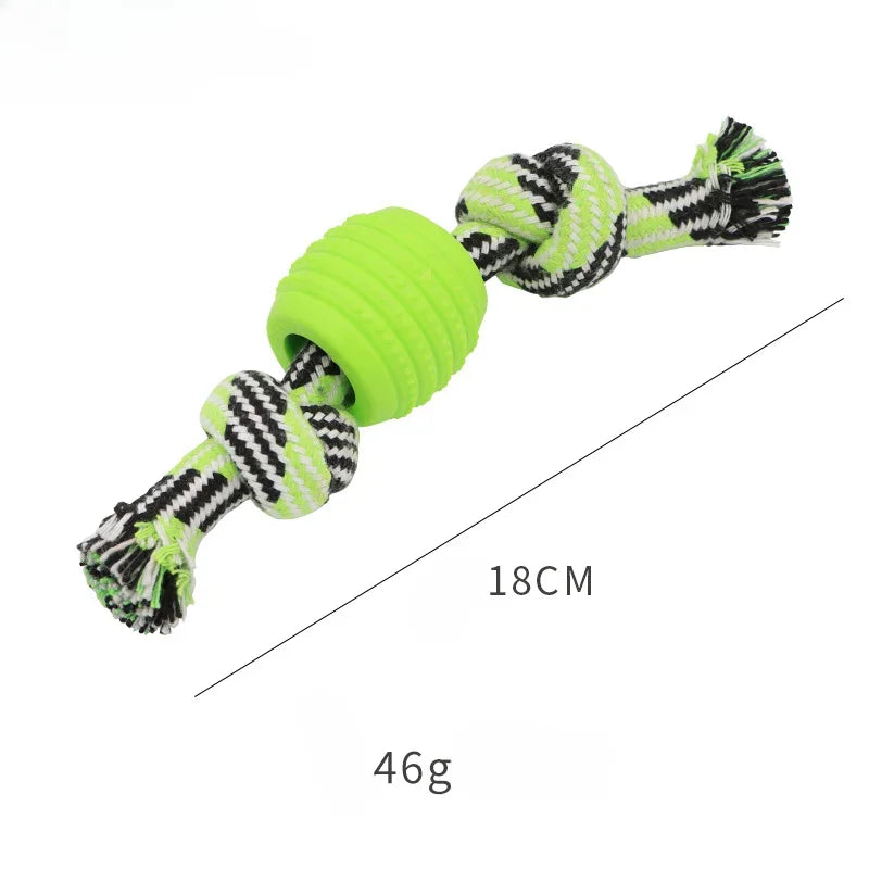 Cotton Rope Ball Dog Toy - Teeth Cleaning