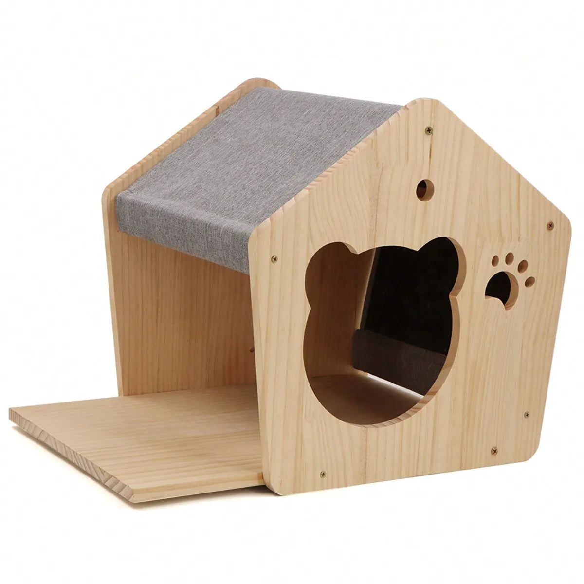 Wall-Mounted Cat Climbing Shelves & Hideaway Houses
