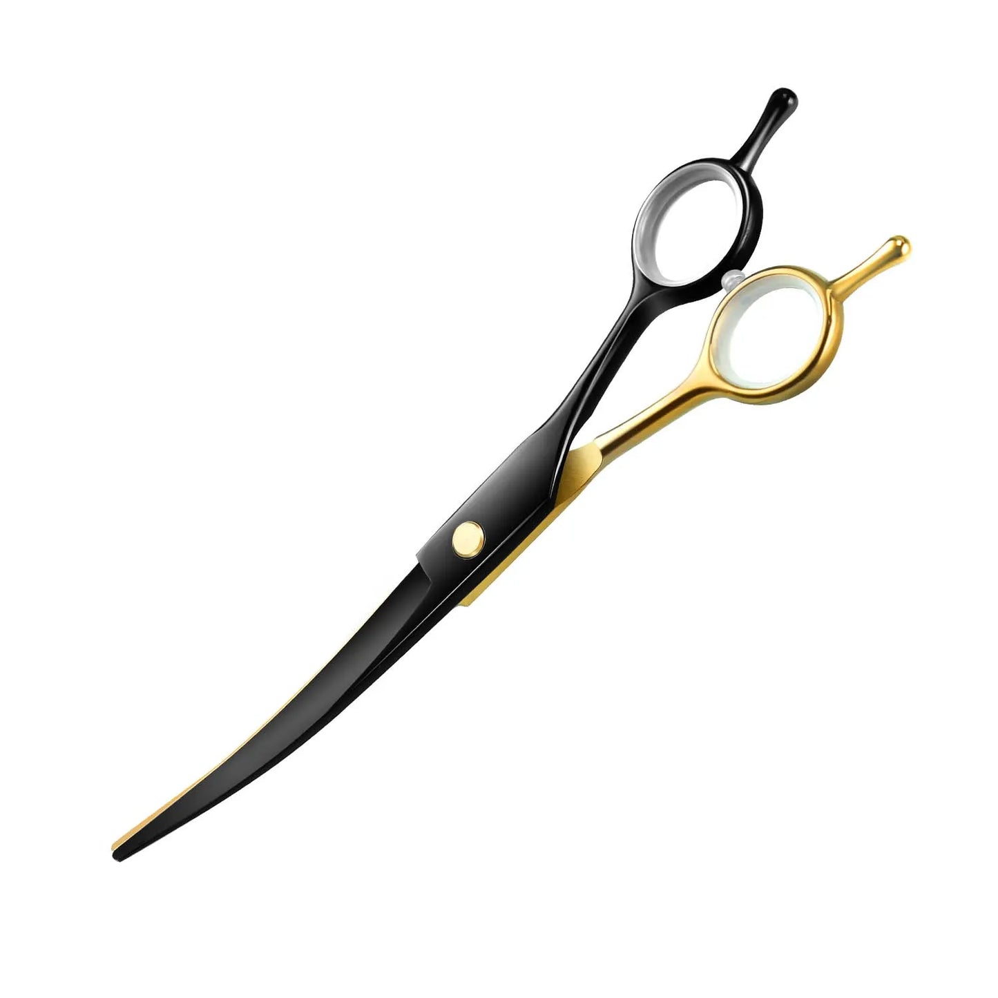 7.5" Professional Curved Grooming Scissors for Dogs & Cats