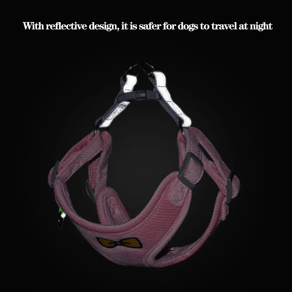 Gilet Harnais Tactique pour Chien - Harnais Anti-Traction pour Chiens Petits à Grands