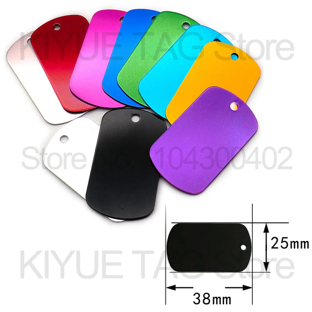 Personalised Aluminium Pet ID Tags – Pack of 100