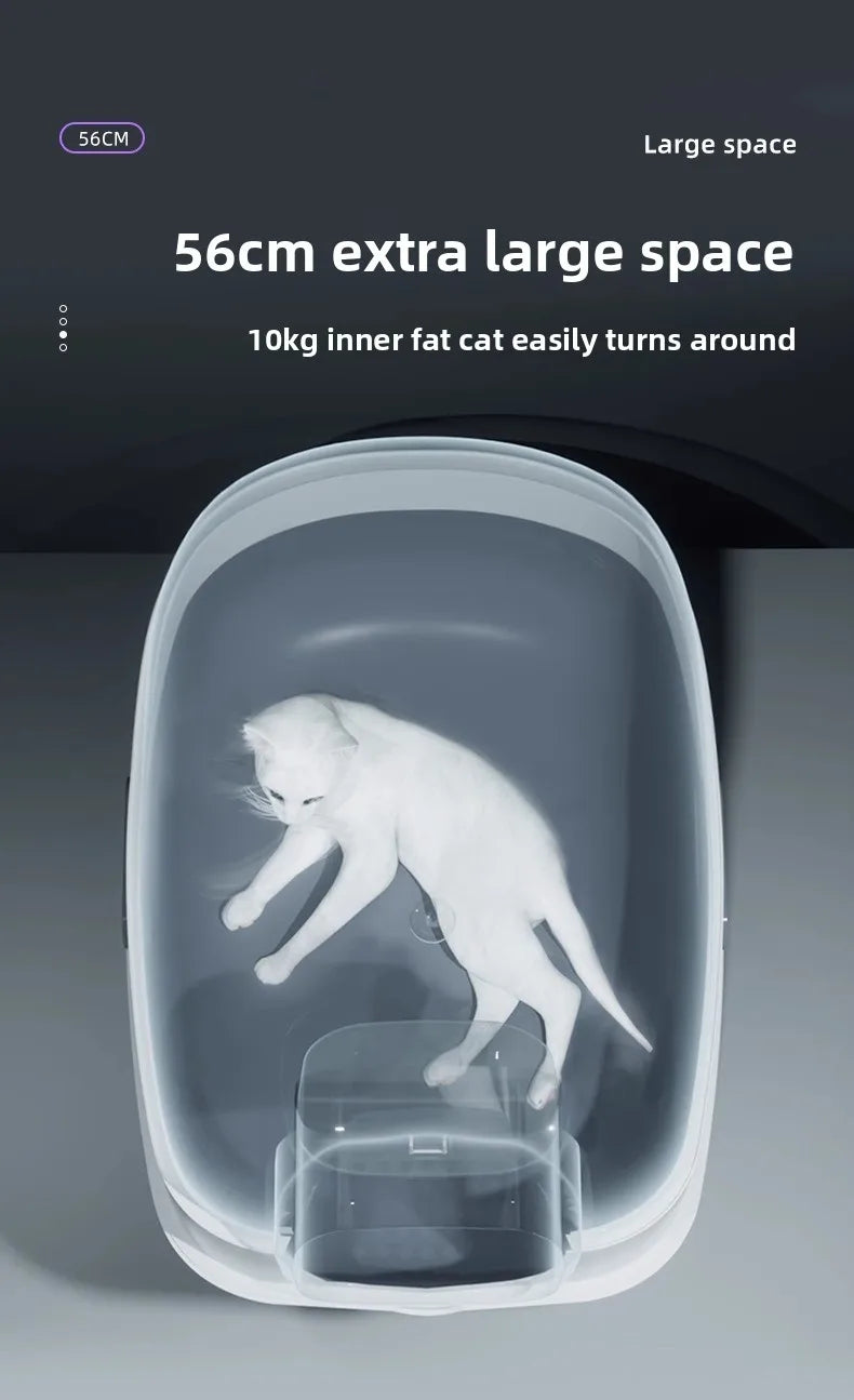 Smart App-Controlled Self-Cleaning Cat Litter Box XXL with UV Sterilisation & Odour Control