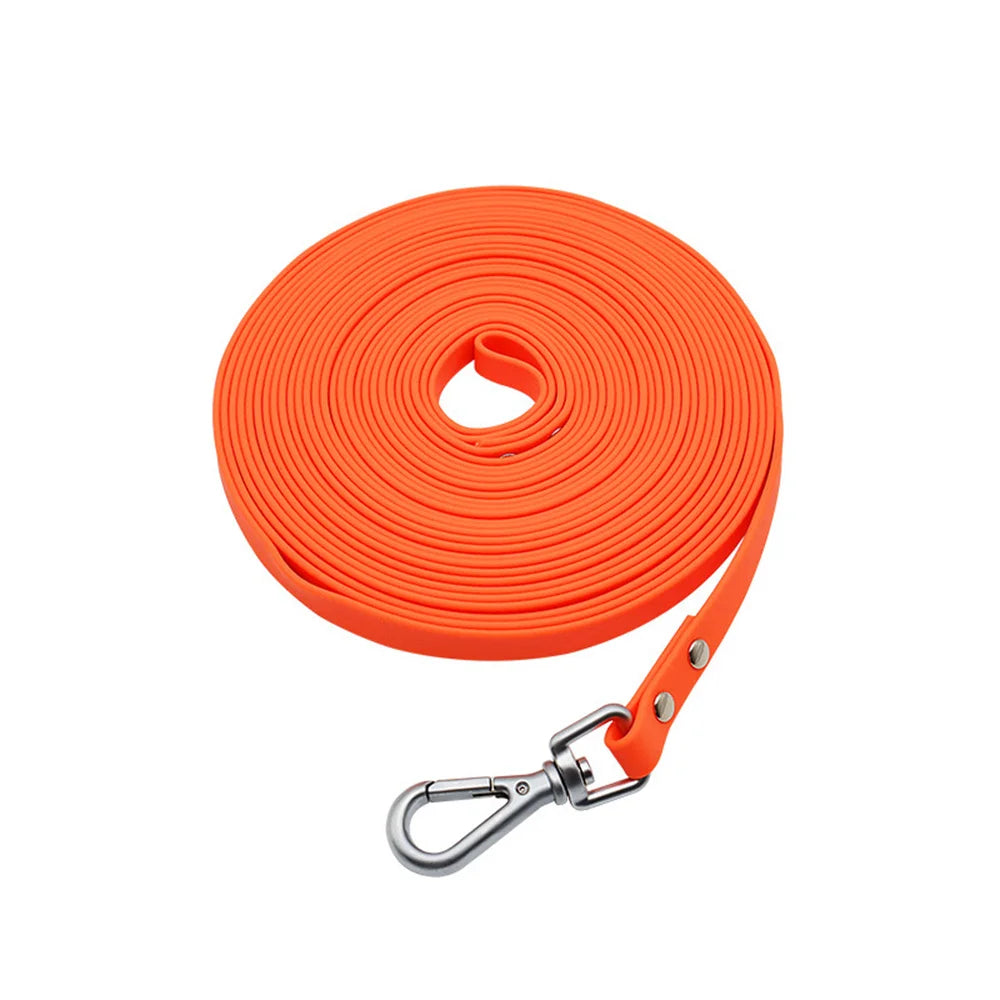 Waterproof PVC Long Dog Leash – Easy Clean Training Lead 1.5m to 20m