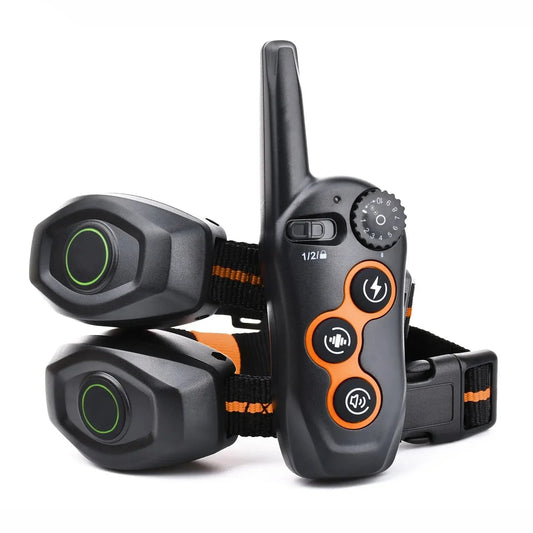 Rechargeable Dog Training Collar - IPX7 Waterproof with Remote for All Dog Sizes