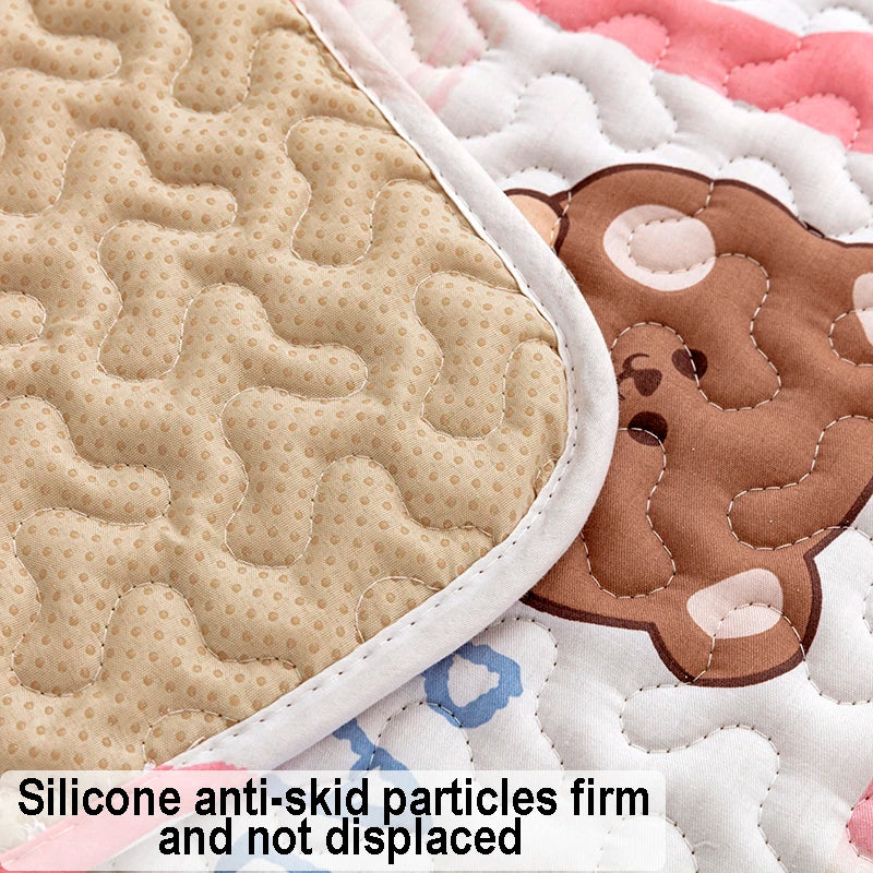 Washable Cotton Pet Floor Mat – Multi-Use Bedding Pad
