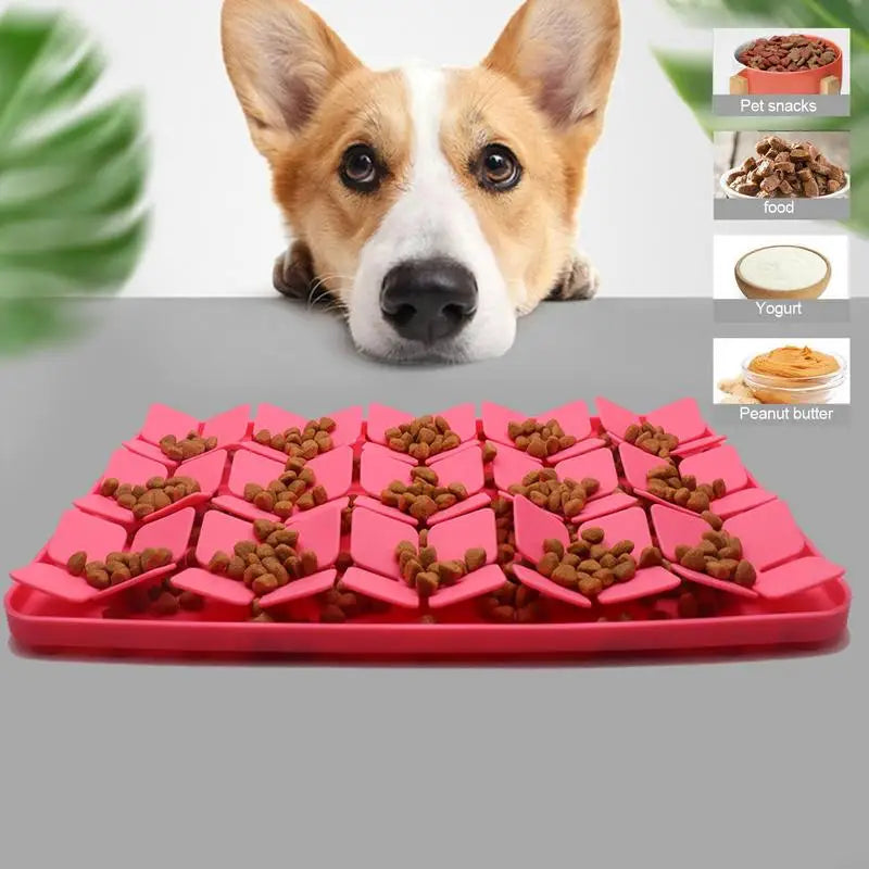 Silicone Dog Lick Mat with Suction Cups