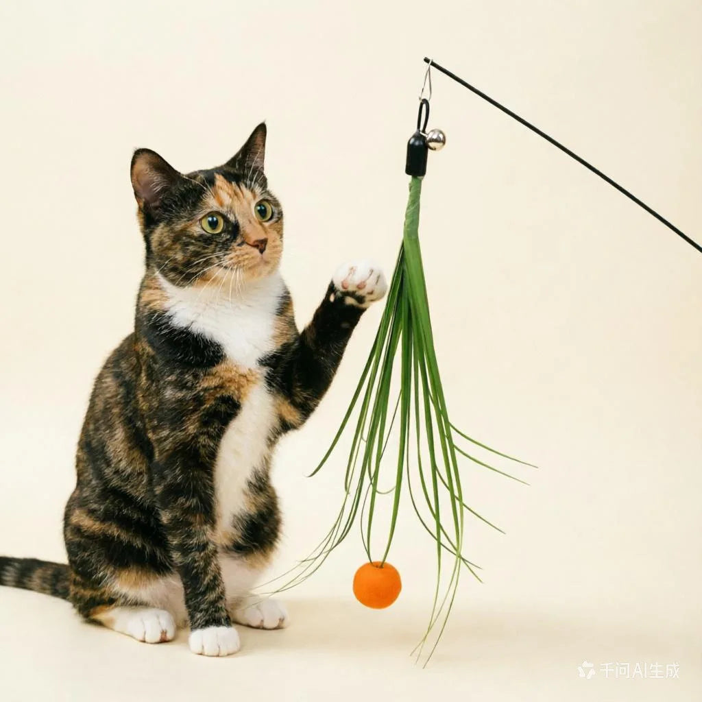 Grass Tassel Cat Wand Toy – Replacement Head