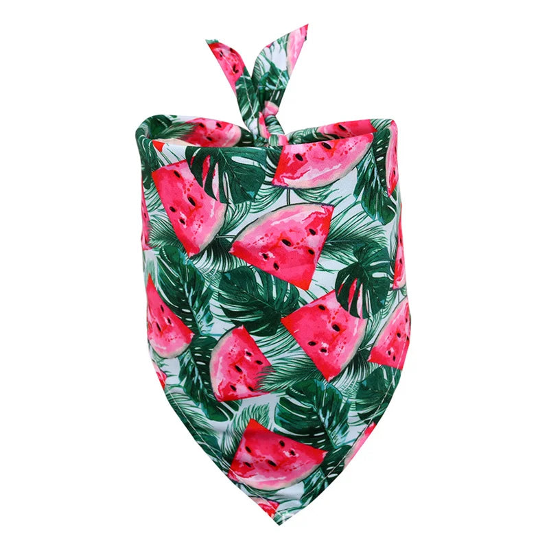 Tropical Print Pet Bandana for Dogs & Cats