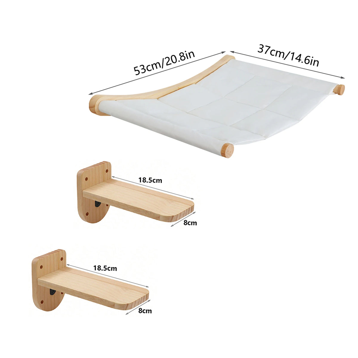 Wall-Mounted Cat Climbing Furniture & Hammocks