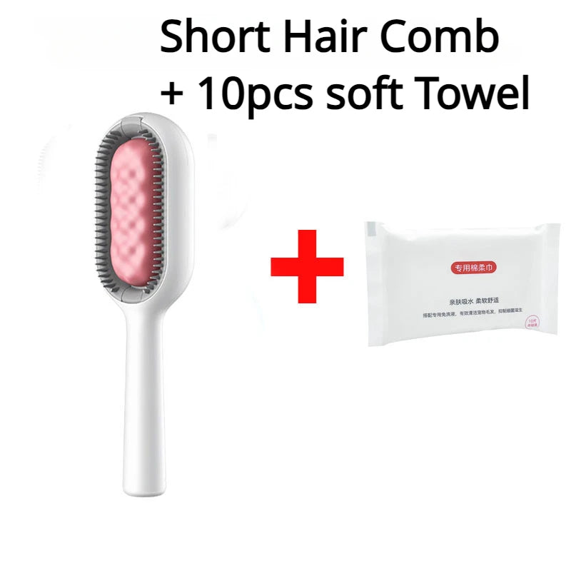 Brosse de retrait de poils d'animaux double face