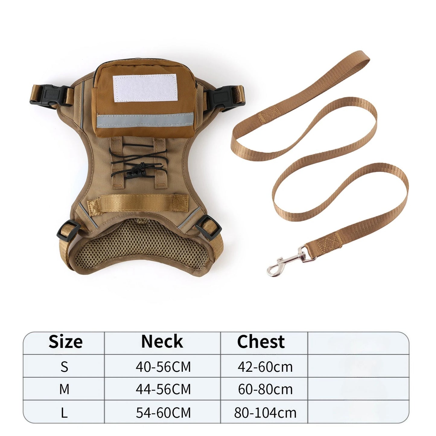 Tactical Training Dog Harness & Leash Set