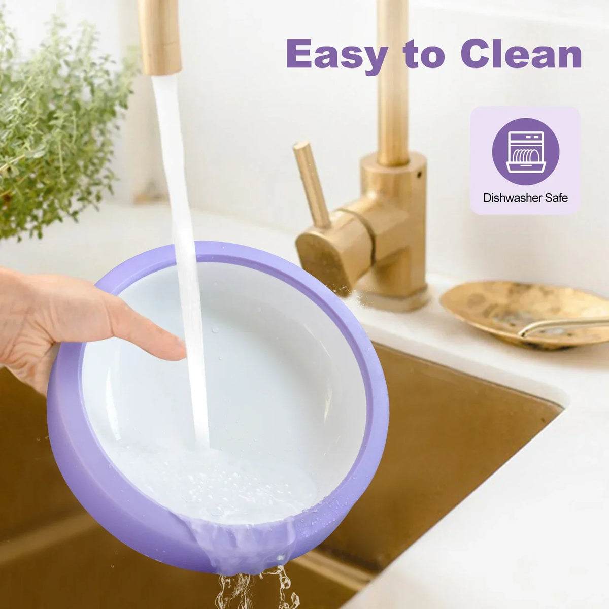 Dog Slow Feeder Bowl with Anti-Slip Pads