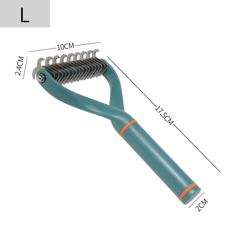 Stainless Steel Grooming Brush & De-shedding Comb for Dogs