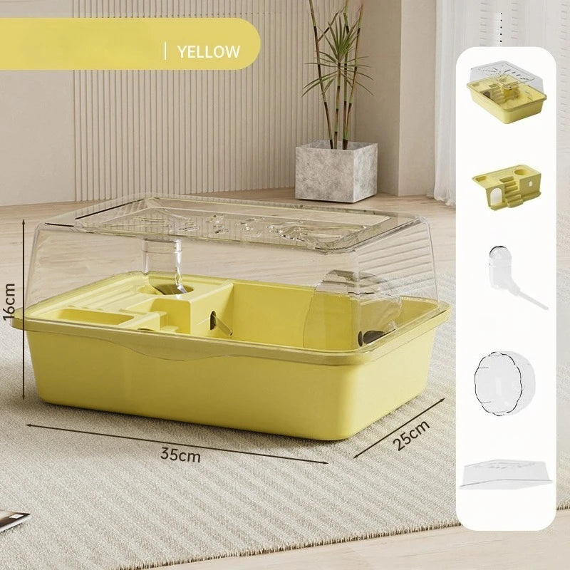 Large Hamster Cage with Acrylic Panels