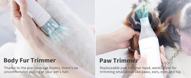 Pet Grooming Vacuum & Clipper Set