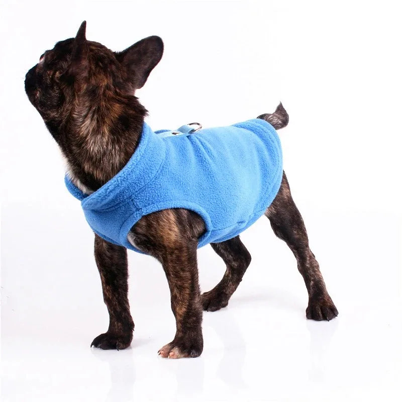 Gilet Polaire pour Petits Chiens et Chats | Manteau d'Hiver Chaud pour Chihuahuas et Bouledogues Français