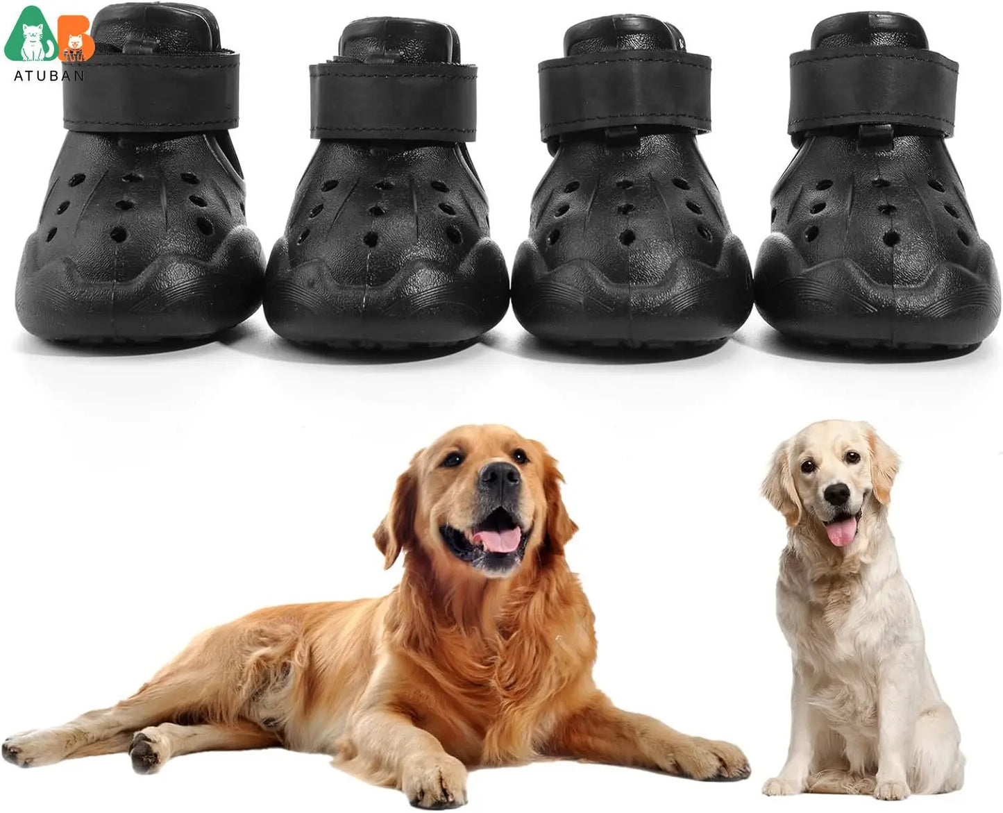 Chaussures pour chien toutes saisons - Bottes imperméables antidérapantes pour temps chaud et froid