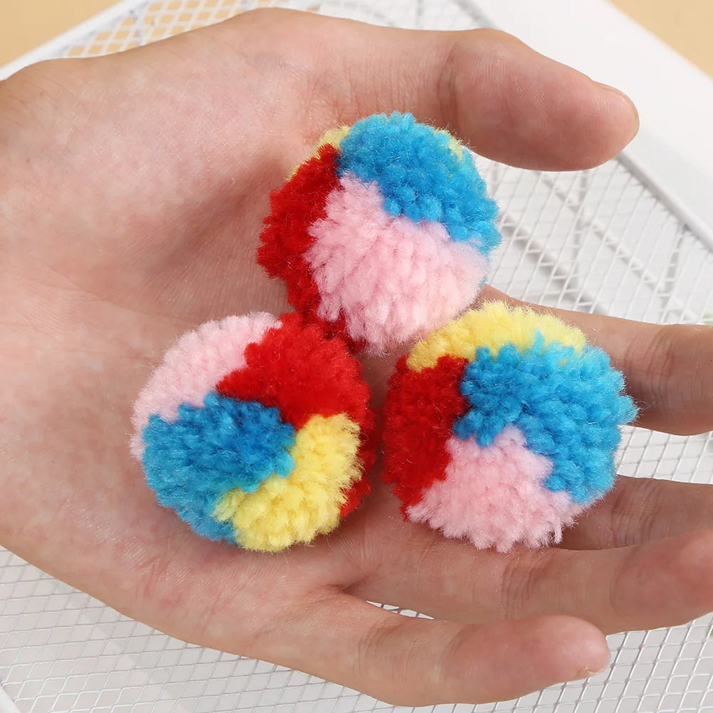 Plush Interactive Toy Ball for Cats & Dogs