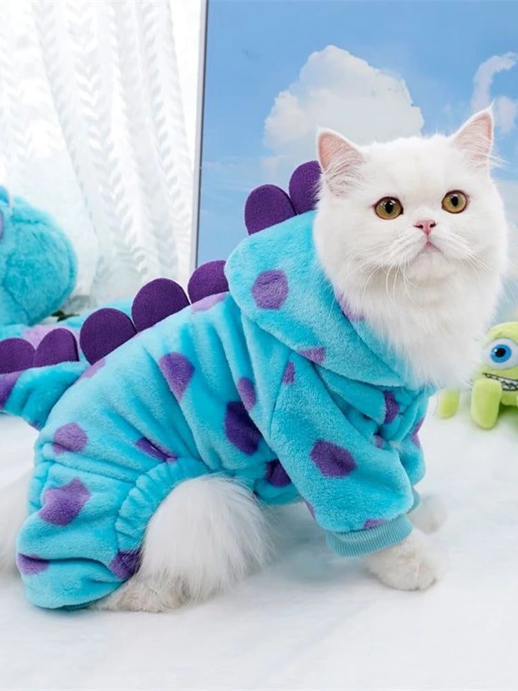 Dinosaur & Animal Costume Jumpsuit for Small Dogs & Cats