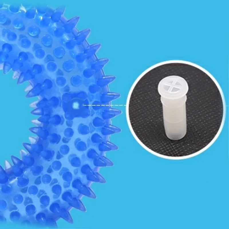 Squeaky Donut Chew Toy for Small & Medium Dogs