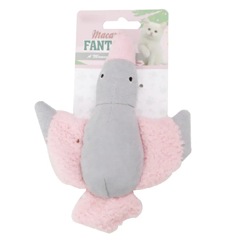 Plush Catnip Caterpillar Toy