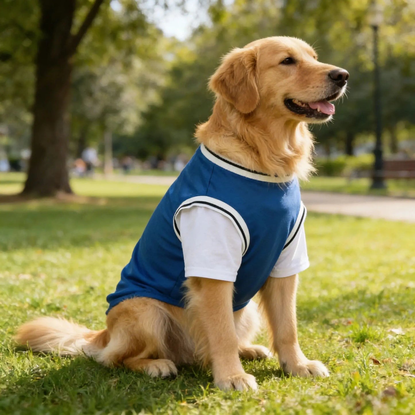 Gilet rafraîchissant en polyester respirant pour chiens | Haut d'été doux pour chiens de taille moyenne et grande
