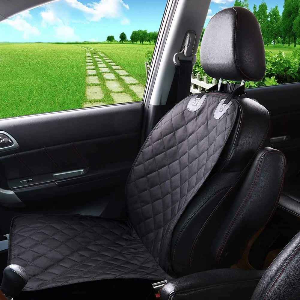 Waterproof Dog Car Seat Cover — Non-Slip Foldable Mat for Cars, Trucks & SUVs